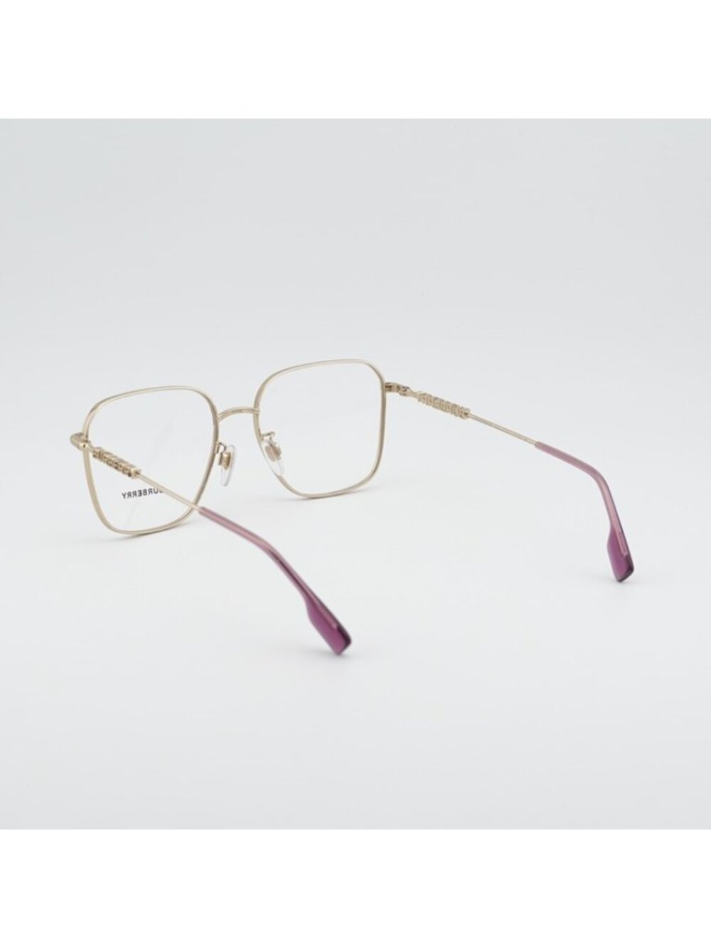 Burberry BE1382D 1357 Eyeglasses Gold / Purple 55mm Square Frame - Picture 3 of 10
